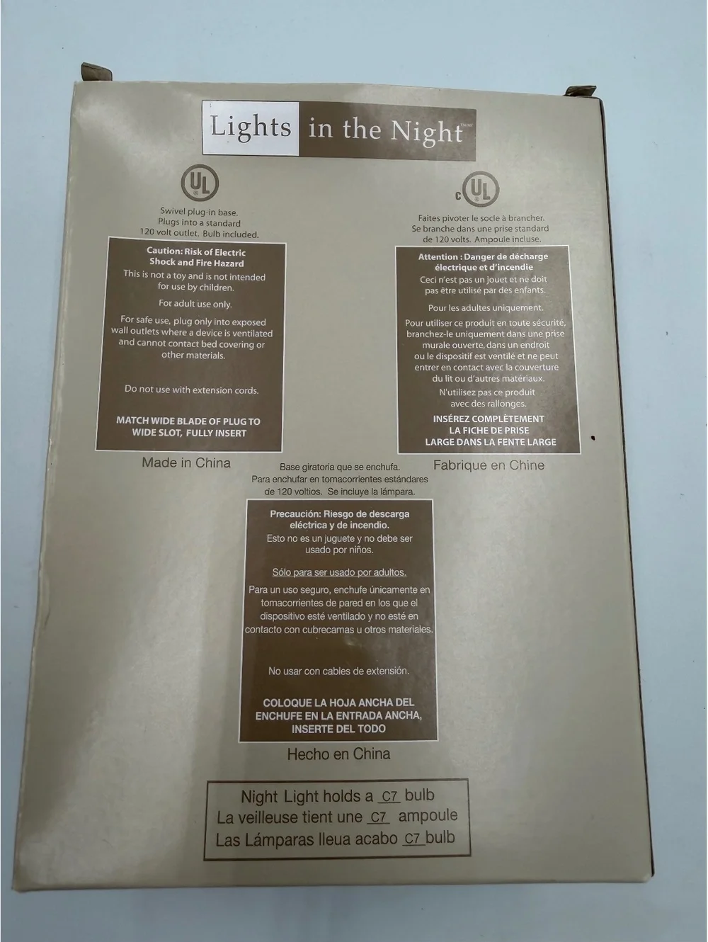 Midwest CBK Lights in the Night Farm Animal Night Light